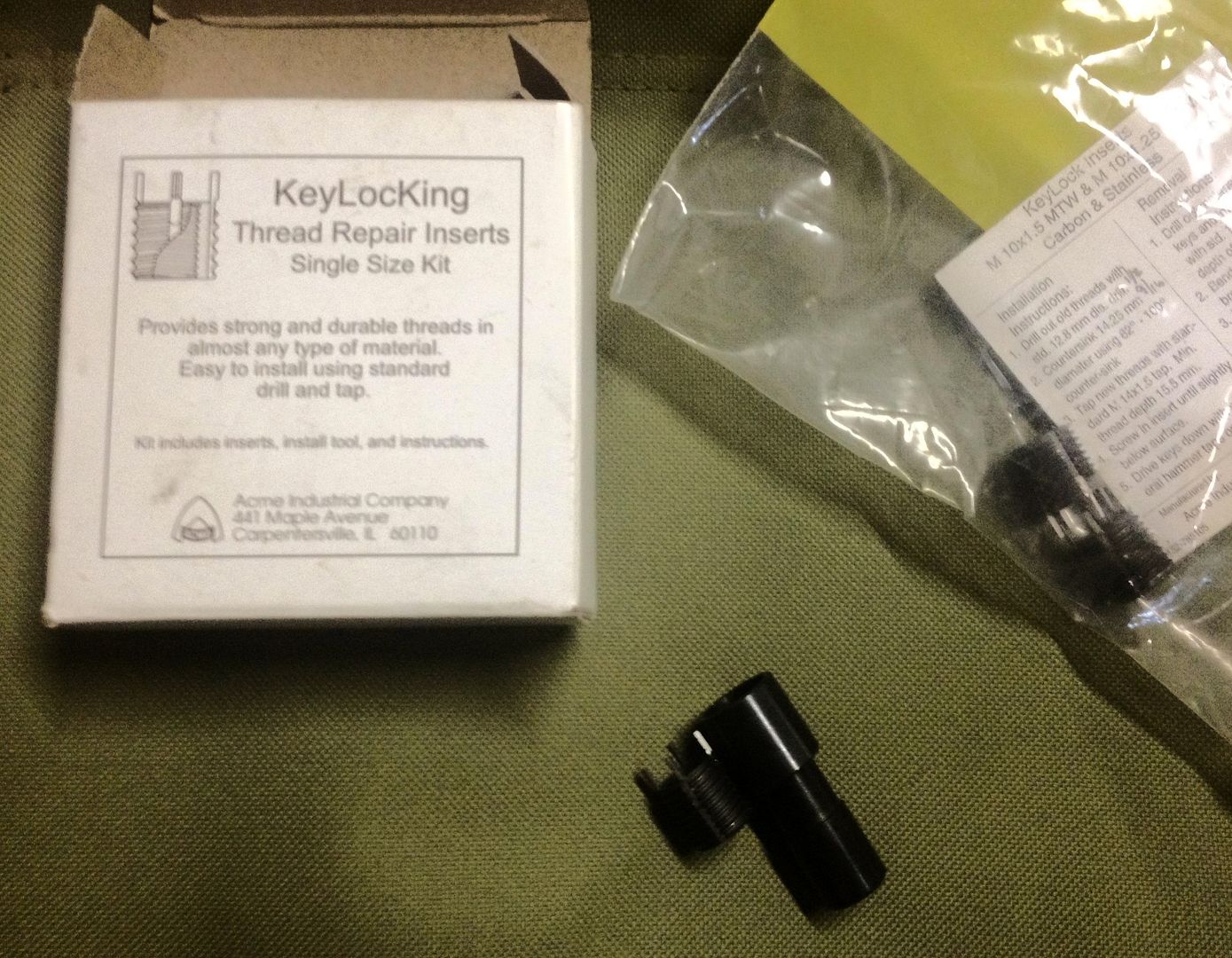 Stripped oil drain plug Kawasaki Teryx Forum